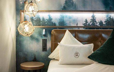 Bett im Komfortzimmer Baumtraum Bett im Komfortzimmer Baumtraum